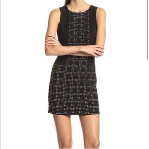New with Tags. Black studded Trina Turk sheath dress. Size 2.